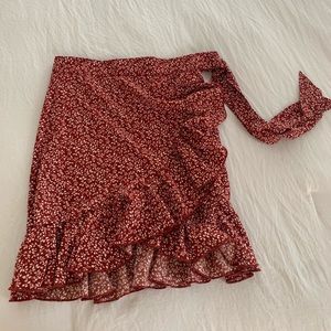 Skirt and top set
